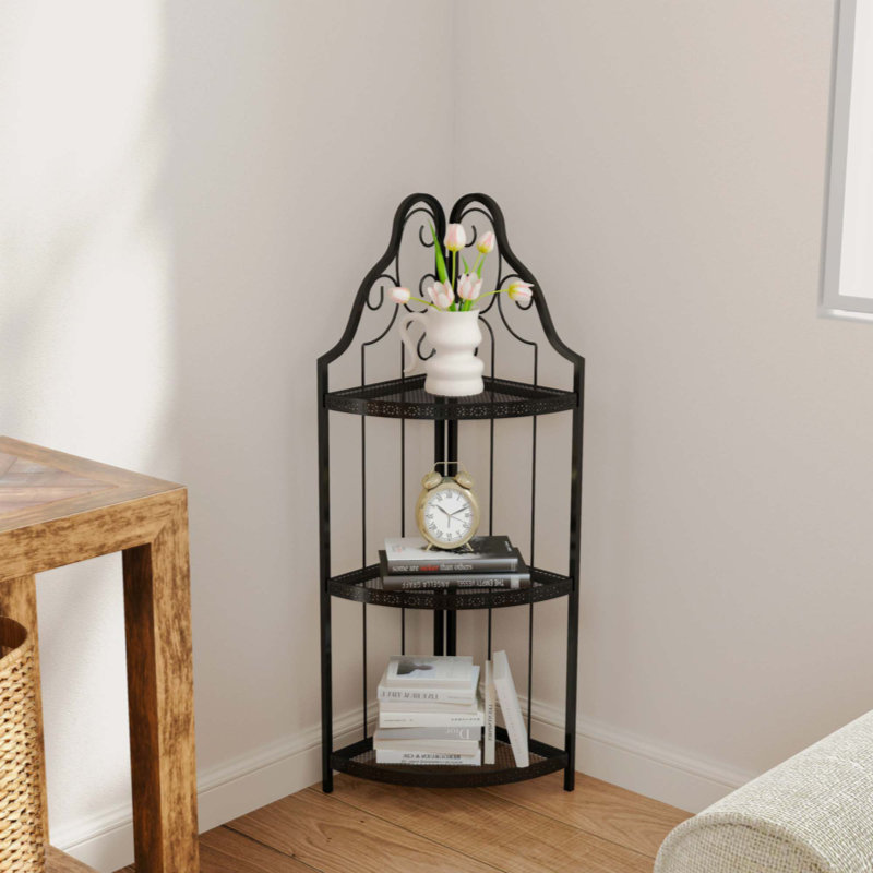 3-Tier Corner Open Shelf