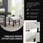 Rebeca Contemporary Upholstered Dining Chairs, Set Of 2, Grey