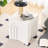 15.74" Square MDF End Table-459747691