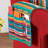 Vibrant Stripe Design Furniture Protector with Pockets