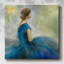 «Lady in Blue II», toile tendue avec châssis-1587195916