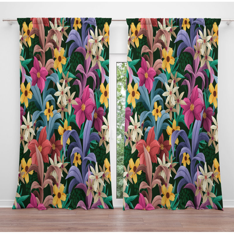 Rideau en polyester Diamanto, L 20 po x L 52 po