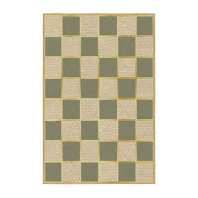Performance Wool Checkered Indoor Rug
