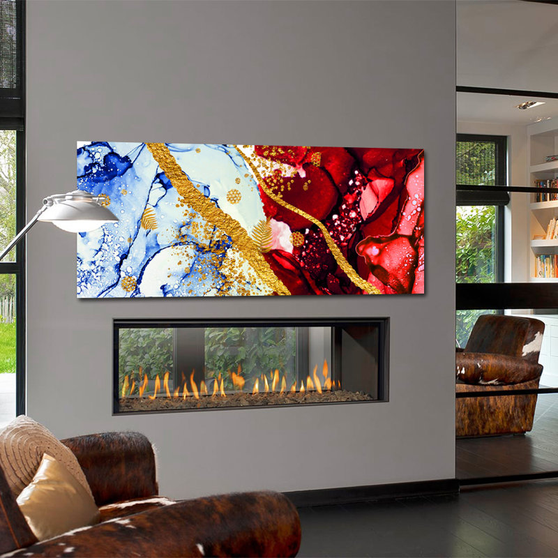 Brillant - impression panoramique sans cadre, Acrylique