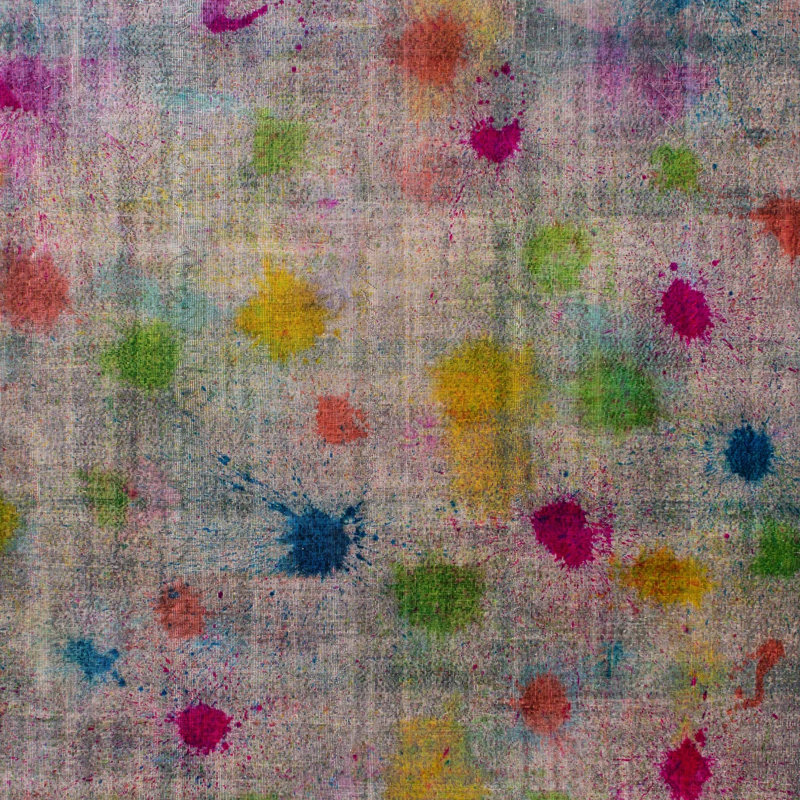 Multicolored Samsara Wool Rug - 9'10" x 17'