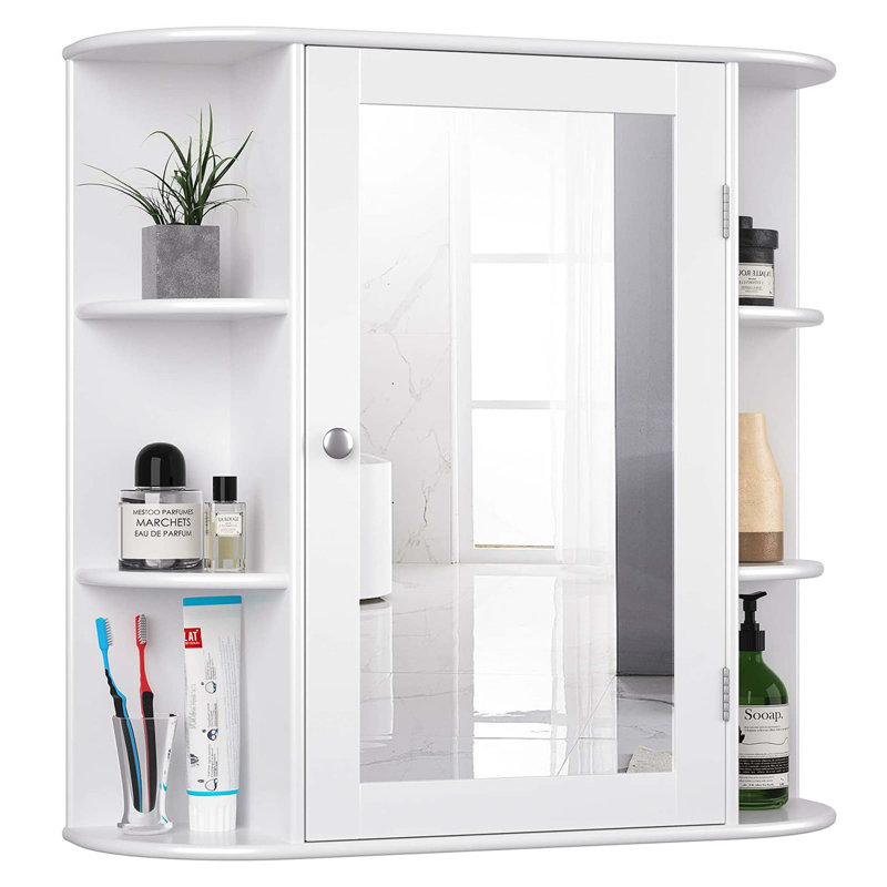 Compact Bathroom Cabinet Bathroom Cabinet, White