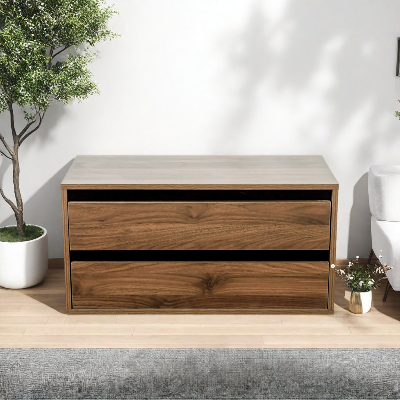 2 Drawer Stackable Storage Cabinet