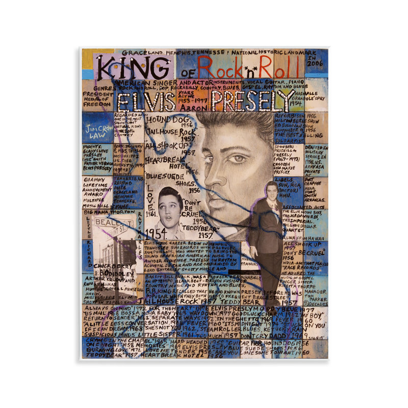 Art mural Elvis Presley par Sabin