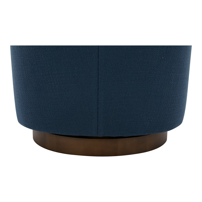 Oscy Swivel Armchair, Moto Cadet Polyester Blend