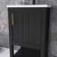 Meuble-lavabo simple 20 po avec comptoir en céramique