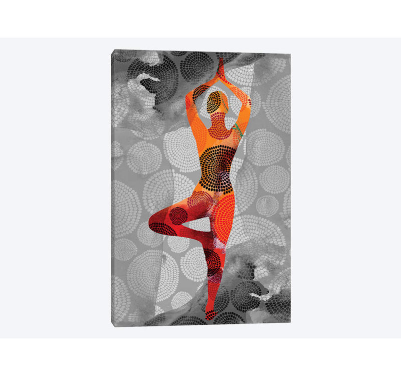 «Yoga Pose I», impression sur toile, H 12 po x l 8 po x P 0,75 po, Toile tendue, Pas de tapis