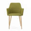 Chaise rembourrée avec pieds en bois-136967009-136967015