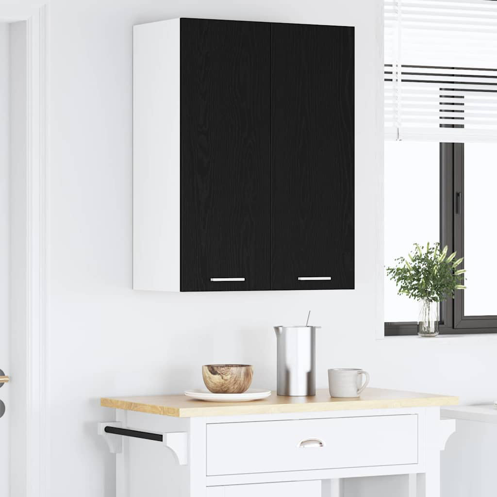 Vidaxl Hanging Cabinet With Storage Riga Artisan Oak 60 X 31 X 80 Cm