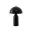 Lampe de table Cardy Retro, abat-jour dôme champignon rétro, métal noir