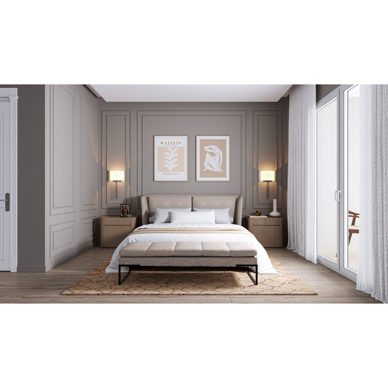 Applique murale 2 lumières Baynes, Matte Black
