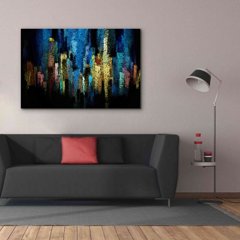 "Atlantis" par David Manlove sur toile, H 40 po x l 60 po x P 1,5 po