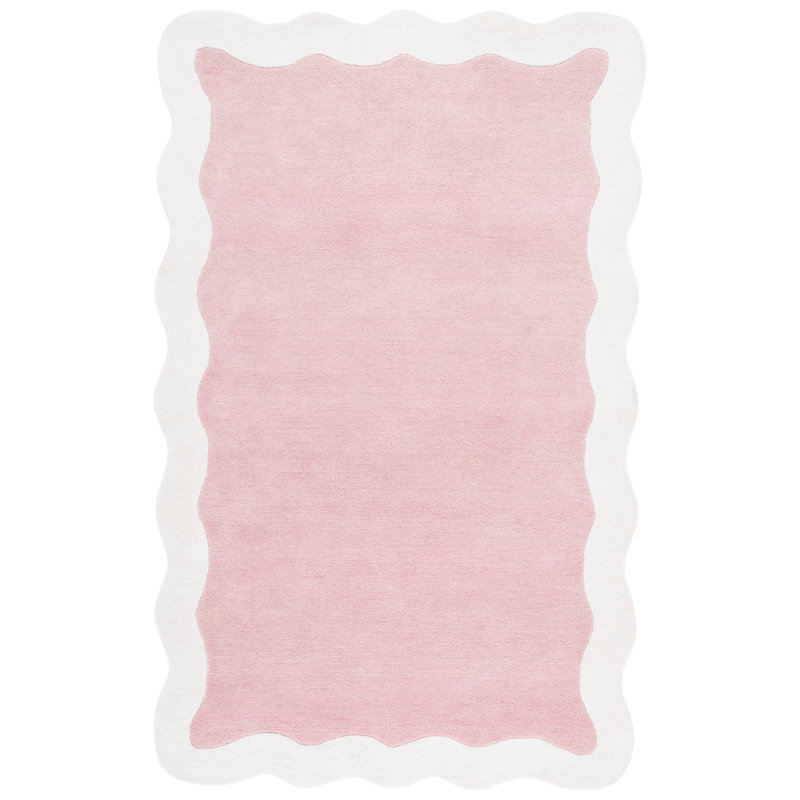 Metro 435 Hand Tufted Wool Pile Solid Color Rug, Rectangle 4' x 6'