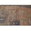 Tapis 4,6 x 7,8 pi, tapis rétro, tapis tissés à la main brun, tapis turc, tapis en laine, tapis de cuisine