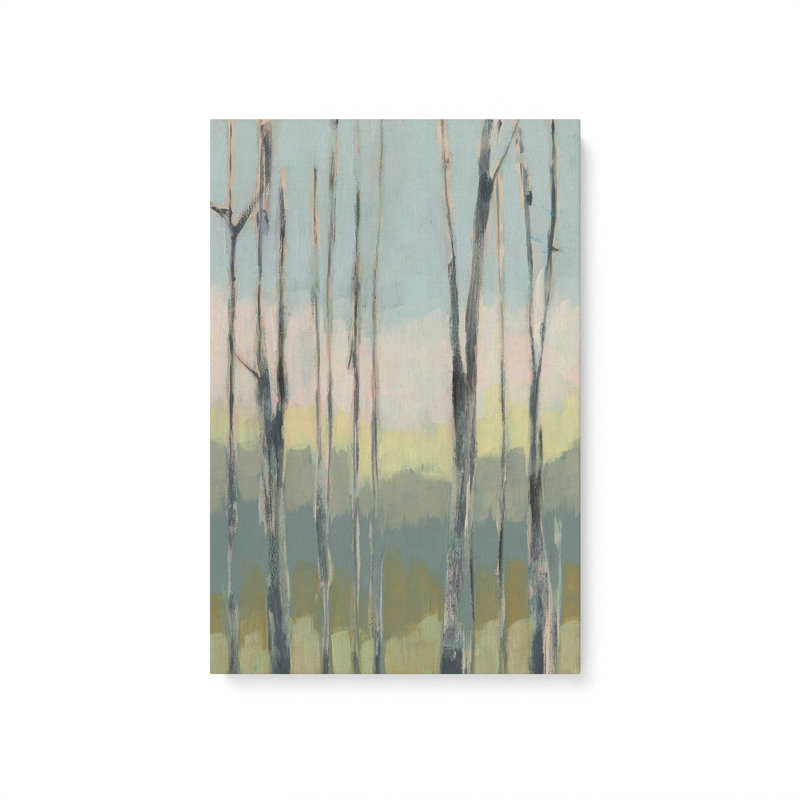 Gentle Light Between Trees I Wrapped Canvas, 30" H x 20" W