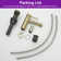 Single-Hole Single-handle Bathroom Faucet with Drain Assembly