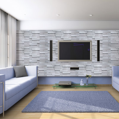 19" x 39" 3D Wall Panel (5-Pack)