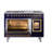 ILVE Nostalgie II Series Noblesse 48 inch Dual Fuel Range with 8 Sealed Burners, Griddle (Glass Door)-112295486-112295482-112295494