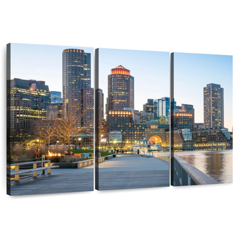 Nicci Boston Harborwalk, H 48 po x l 74 po