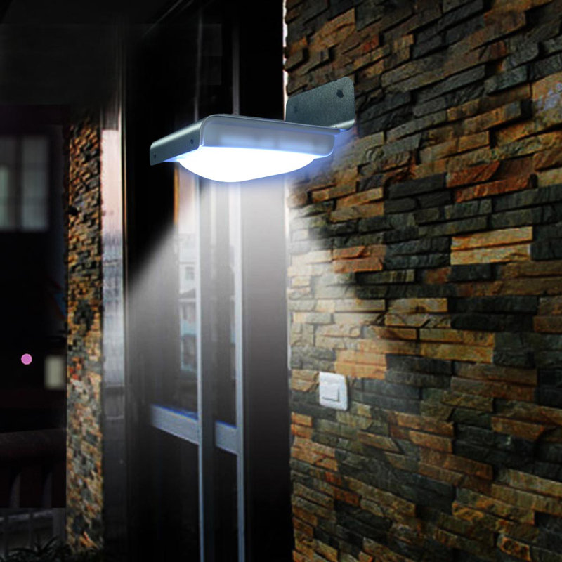 LED Solar Power Dusk to Dawn Outdoor Security Area Light  with Motion Sensor