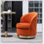 Chaise pivotante en velours Wania-108814682