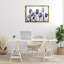 «Dramatic Dusk Blue Tulips», art mural sur toile flottante noire, design par Albert Koetsier-1576234072-1577031041