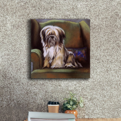 «Tibetan Terrier» par Barbara Keith, art mural sur toile