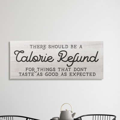 «Calorie Refund Don't Taste Good»
