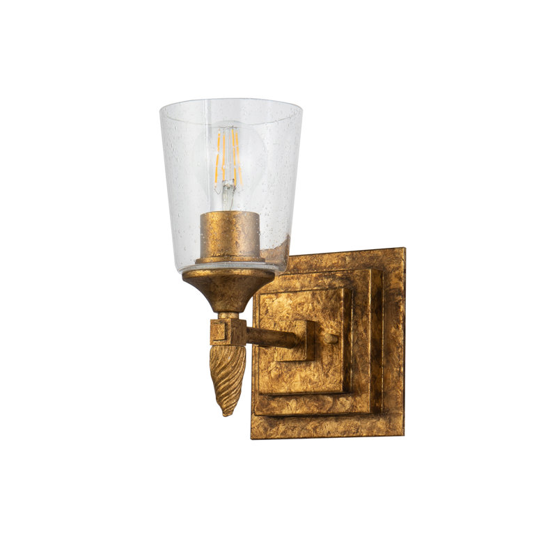 Vetiver 1 Light Wall Sconce Gold, Gold