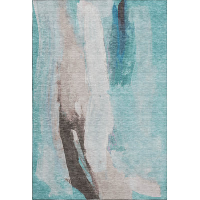 Premium Machine Washable Mouton AMF1987 Abstract Rug
