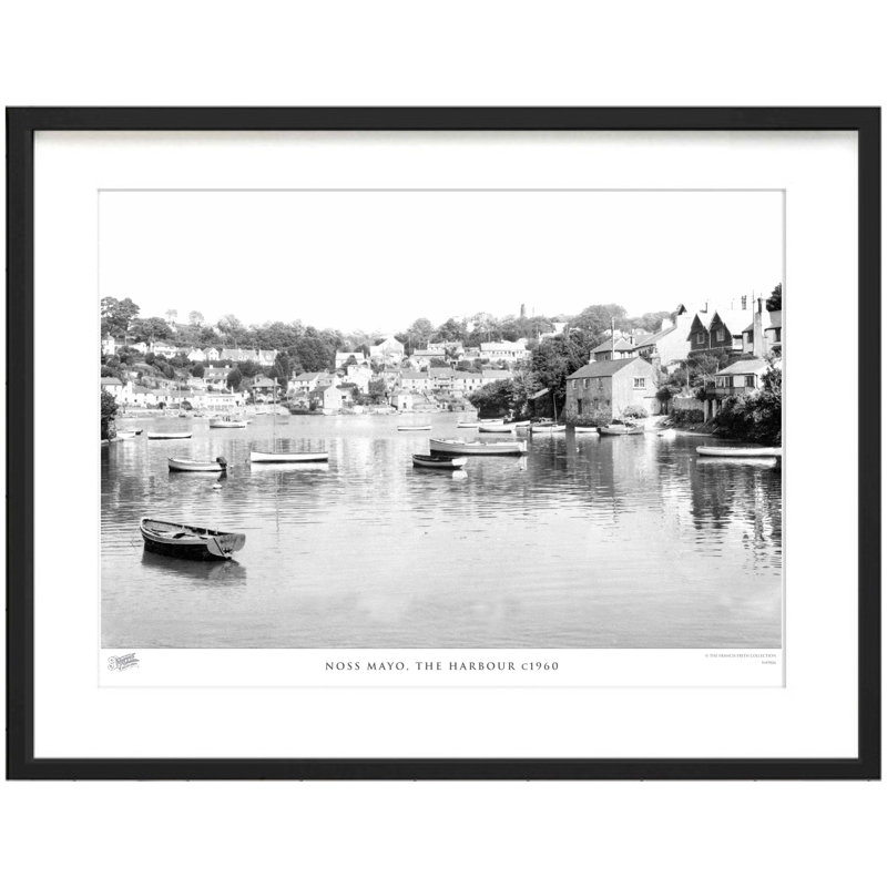 Noss Mayo, The Harbour C1960 by Francis Frith - Single Picture Frame Print, 40cm H x 50cm W x 2.3cm D