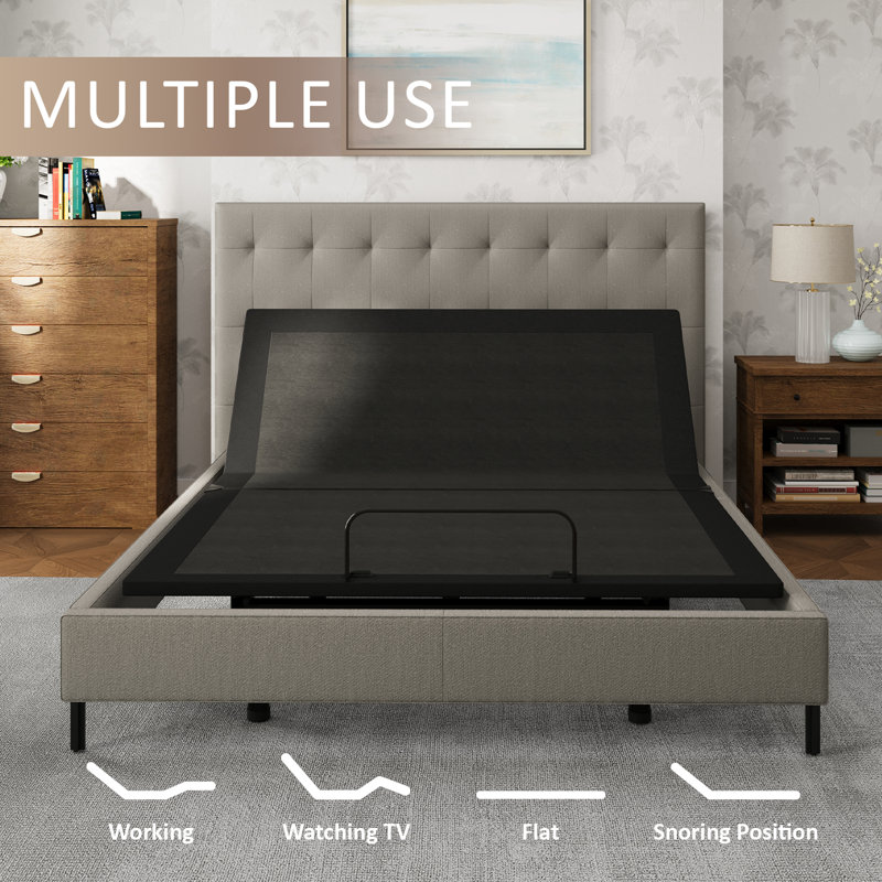 12" Zero Gravity Adjustable Bed with Wireless Remote, Twin