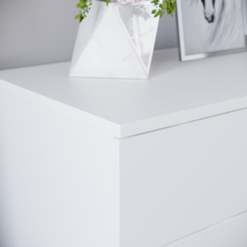 Maybery 4 Drawer Chest, White