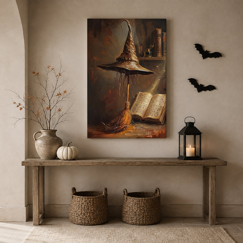 Art mural sur toile Halloween, H 30 po x l 20 po
