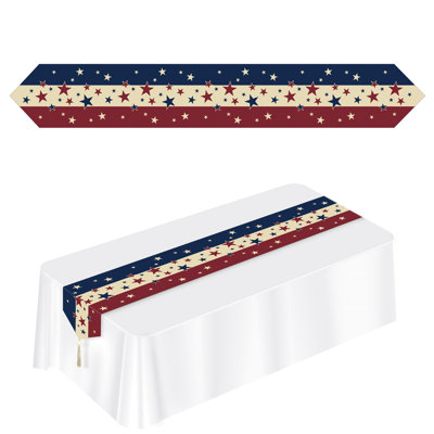 Chemin de table imprimé Americana