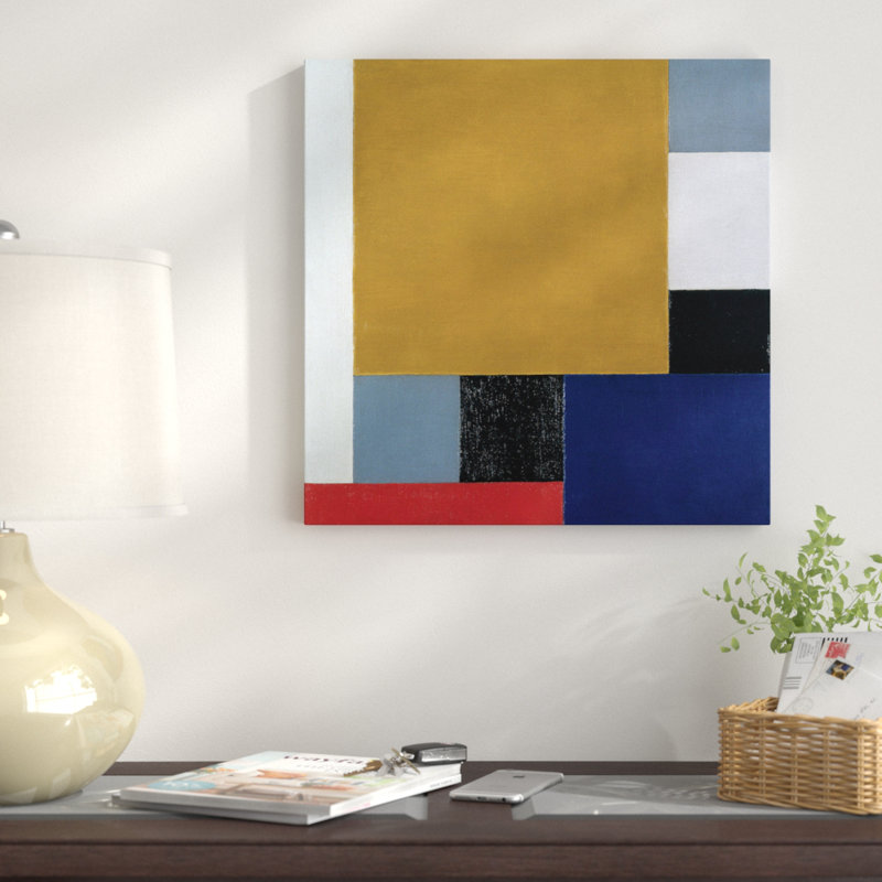 « composition 22, 1922 », impression sur toile, H 12 po x l 12 po x P 0,75 po, Pas de tapis, Toile tendue