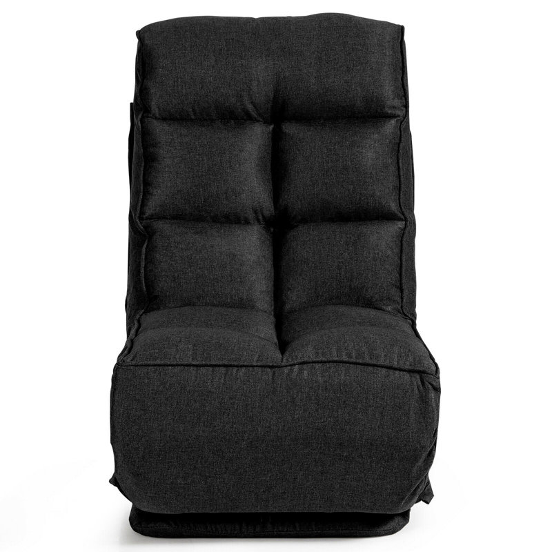 Fauteuil de jeu inclinable et réglable Trule, Noir