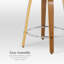 Tabouret pivotant à hauteur de comptoir Vanhoy-72526327