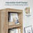 Patrick 5-Tier Modern Wood Bookcase with Adjustable Shelves-2130083569