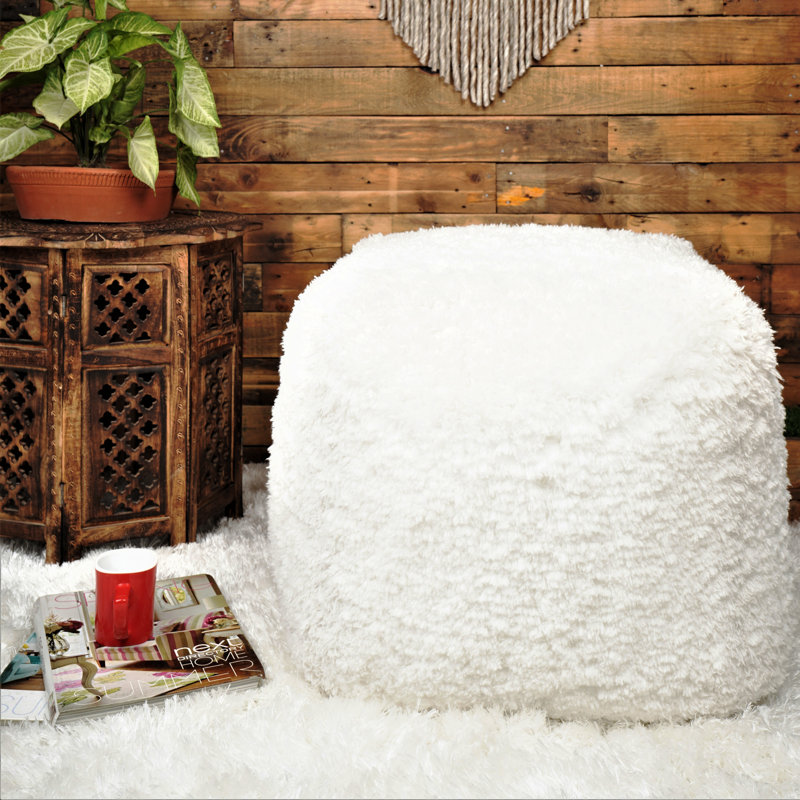 Pouf carré de 20 po de largeur