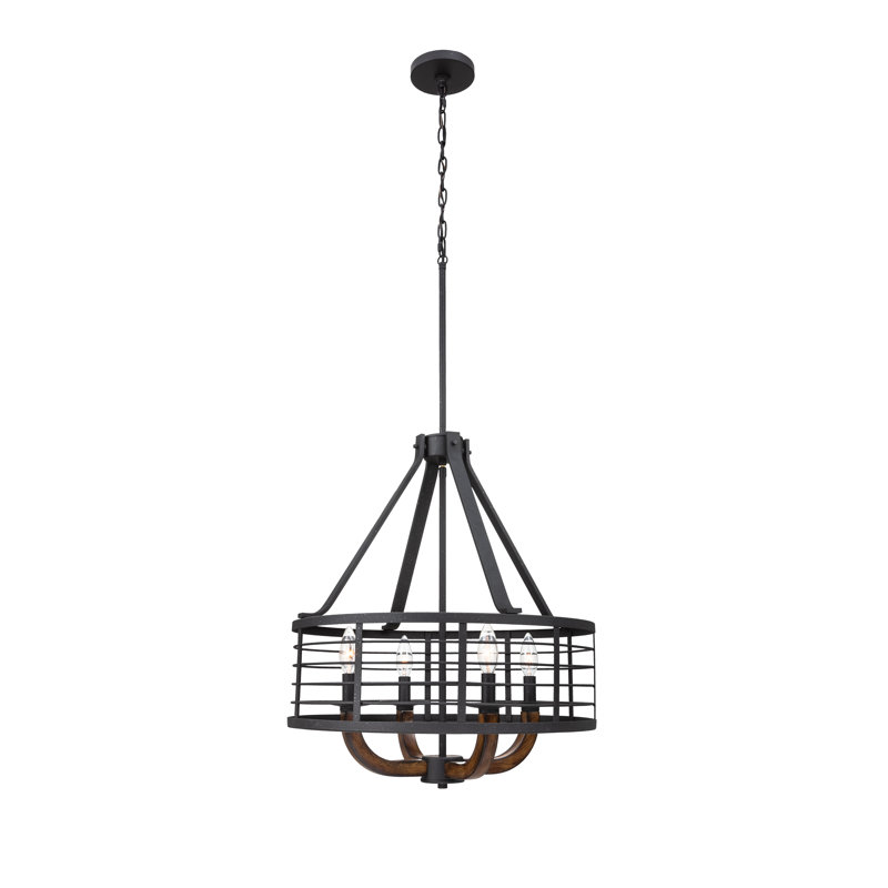 Lustre tambour 4 lumières Elk