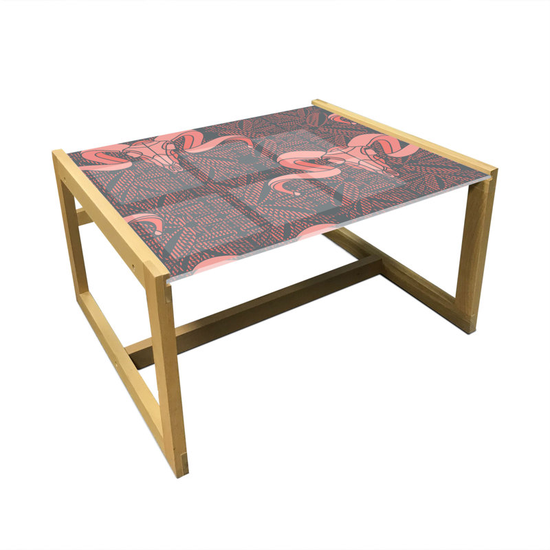 Jakevious Trestle Coffee Table, 40cm H x 74cm W x 62cm D