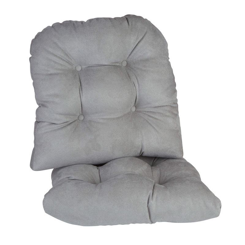 Coussins de siège larges antidérapants 17 po x 17 po, ensemble de 2