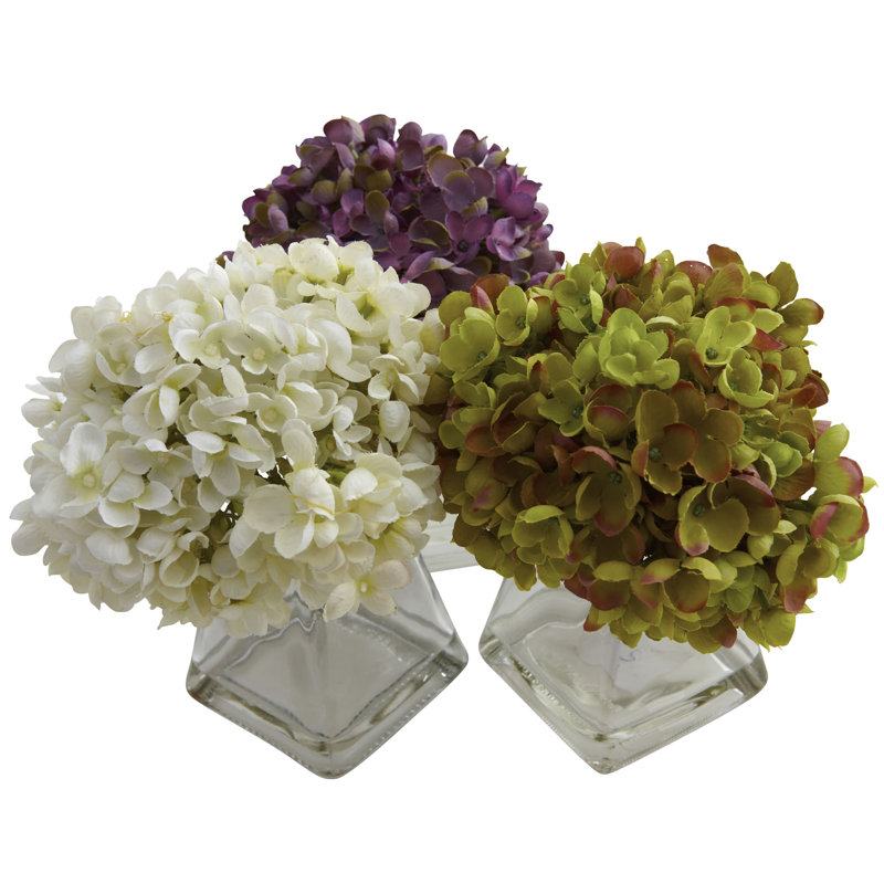 Hydrangea Arrangement in Vase