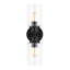 Barfield Edison Cylinder Iron/Seeded Glass Farmhouse Contemporary LED Wall Sconce-1996542012