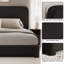Ensemble de lit plateforme tapissier 3 pièces Bensu Boucle-2124061838-2124061836